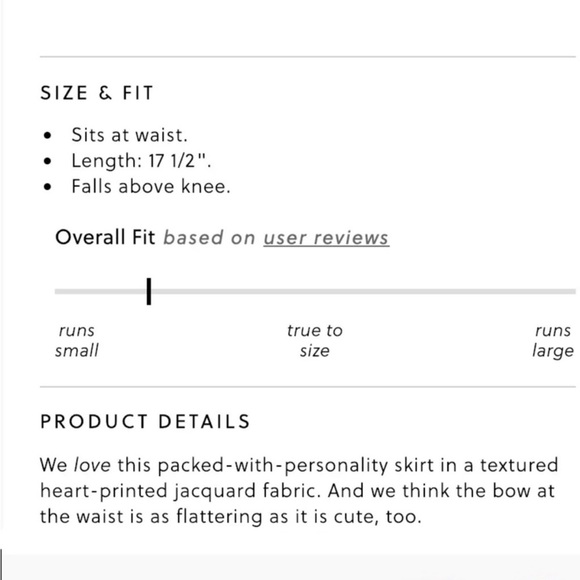 J. Crew Faux wrap skirt in Jacquard Hearts - Picture 9 of 9